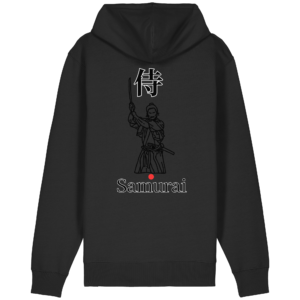Samurai Kanji Relaxed Zip Hoodie